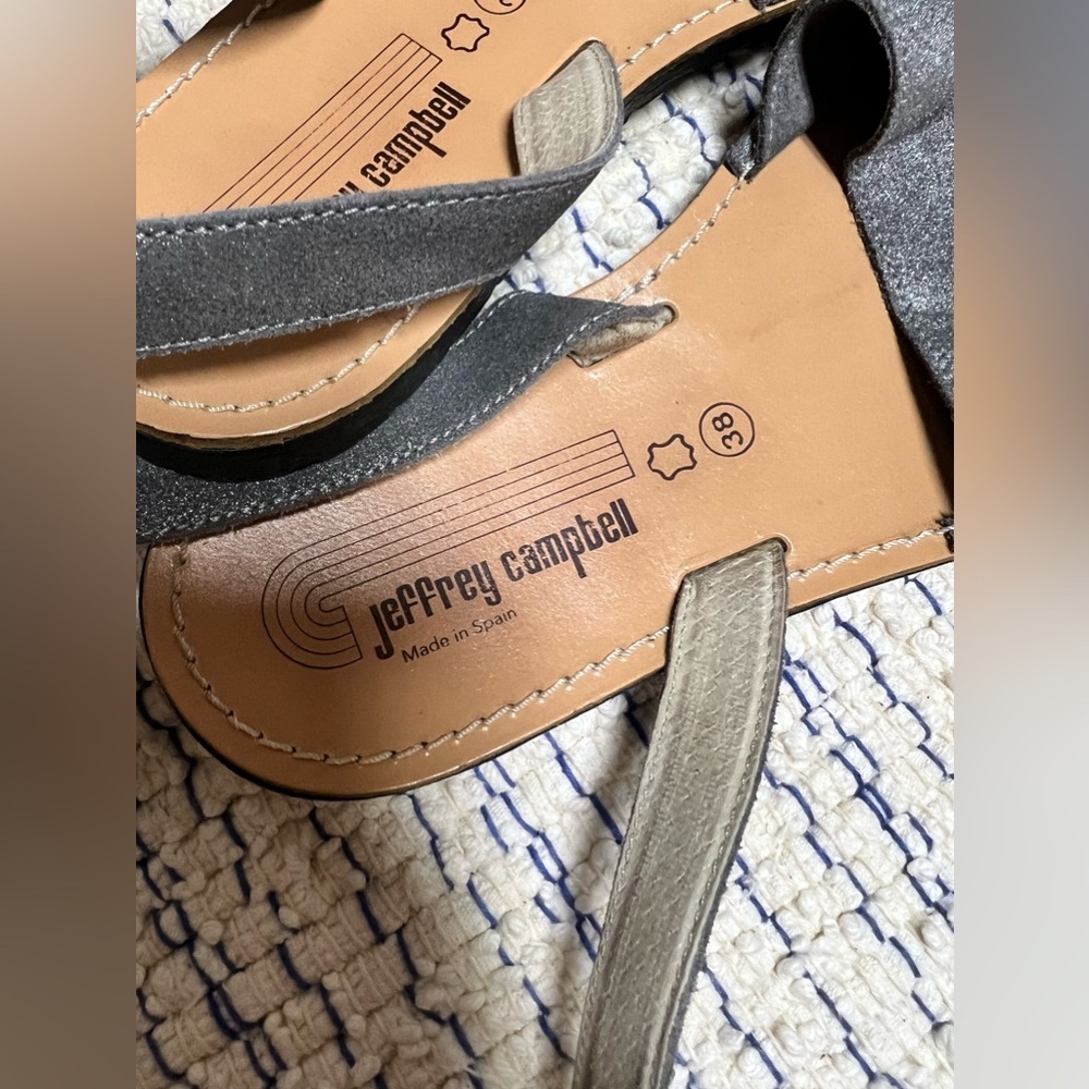 Jeffrey Campbell Silver Sandals - Picture 3 of 8